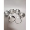 Unbranded round container with lid