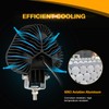 Auxbeam 4in 90W Led Amber Fog Light, Super Bright 9000LM