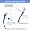 AQWANO Rimless Reading Glasses Computer Blue Light Blocking for Women
