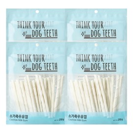 Cowhide Milk Stick Gum 44P250g 2 PACK 2 pcs Total 4 packs / 소가죽 우유스틱껌 44P250g 2개 PACK2개 총4팩