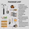 DEKOPRO General Household Hand Tool Kit with Plastic Toolbox Storage
