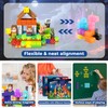 Magnetic Blocks, 150PCS Magnetic Tiles Light Building Blocks for 3+