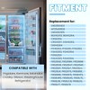 Kojem 2 X 240356402 Refrigerator Door Bin Shelf Compatible with