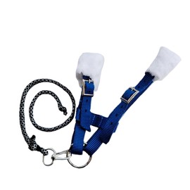 Blue hobby horse halter | Tacks for stick hobby horse | Hobbyhorse accessory