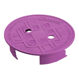 Underhill Sprinkler Valve Round Box Lid, VersaLid 10 Inch Universal, Cover for Automatic Irrigation System, Purple, VL-10P