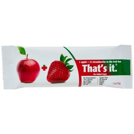 That's it, Apple + Strawberry Fruit Bar, 1.2 Ounce