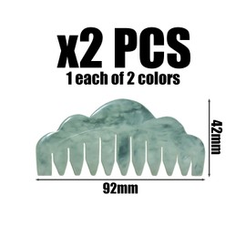 2 Stück Massage Kamm, Manuelles Massagewerkzeug, Tragbarer Massagekamm, Geeignet Für Kopf, Hals, Rücken, Hände Und Füße.