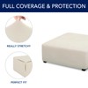 PureFit Super Stretch Form Fit Square Ottoman Cover Rectangle -