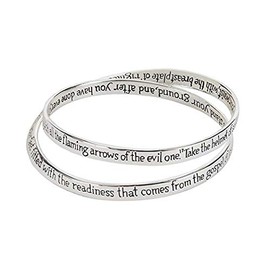 Cross Double Mobius Bracelet - Full Armor of God Ephesians 6:13-17