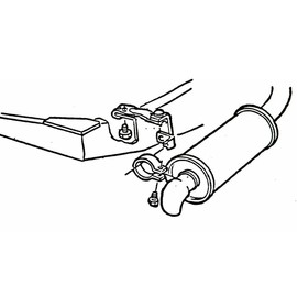 Inline Tube 1968-69 Chevelle Dual Exhaust With Resonators Hangers