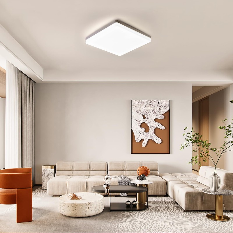 Comely LED Ceiling Light Flat 48 W, IP44 Waterproof Bathroom
