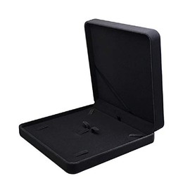 JunningGor Jewelry Set Velvet Box Necklace Earring Ring Necklace Bracelet Gift Display Case Wedding Jewelry Storage Holder (Deep Gray)