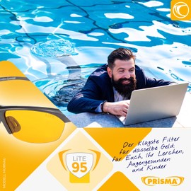 PRiSMA MURNAU LiTE Blue Light Filter Glasses - Eye-Friendly Screen Work Day and Night - S704