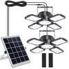 Aqonsie Solar Shed Light Indoor Outdoor, 176LED Solar Powered Pendant