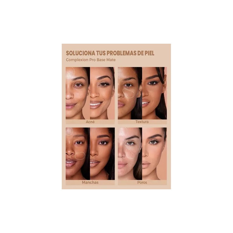 SHEGLAM Complexion Pro Base Líquida Mate Larga Duración - Caramel