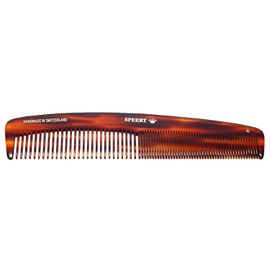 #4 Handmade Wide Narrow Tooth Comb Tortoise Havana Acetate Thick Coarse Curly Thin Fine Straight Hair Detangling Parting Grooming Teasing Styling Hairdresser Barber Hairdressing Wet Dry Pocket