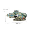 Mipcase Resin Simulation Submarine Aquarium Decor Unique Fish Tank Ornament