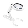 VERIMP 5X Handheld Magnifier Illuminated Desktop Handheld Magnifying Glass Reading