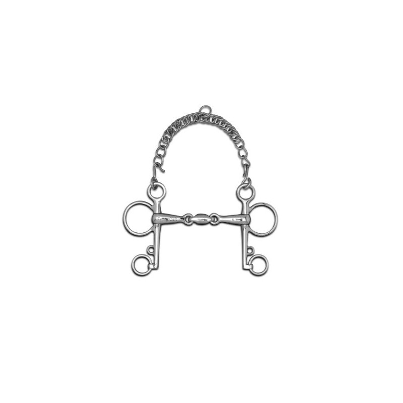 Cottage Craft Matchmakers Jointed Pelham with Eliptical Link - Silver,