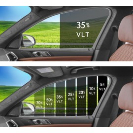 AUTOTEK Precut Windows Tint Film All Sides Cars Sun Blocking Protection Privacy Anti Shatter Glass 2 Ply Film 35% Tint Shade kit for GMC Sierra 1500 Extended 1999-2006