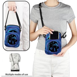 TOBGBE Horror Movie Merch Coraline Doll Crossbody Bag Fantasy Thriller Door Inspired Strap Bags Cartoon Peripheral Merch (C-Line Door Mini CB)