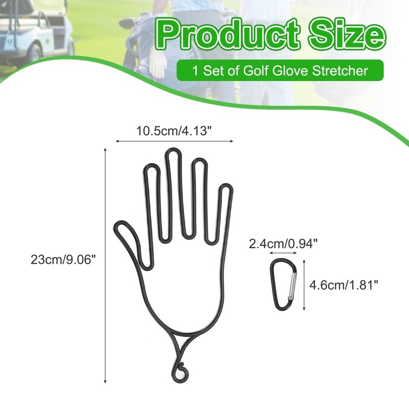 PATIKIL Golf Gloves Stretcher, Plastic Keeper Support Rack Holder Dryer
