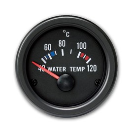 JOM 21116V Gauge, water temperature (40~120°C), black, Ø52mm