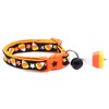 Collar de gato de maíz caramelo con campana, collar de