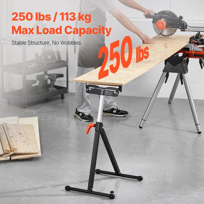 VEVOR 2-Pack Stands 250 lbs Load Capacity, 27-43 in Adjustable