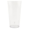G.E.T. 6632-1-CL-EC Vasos de plástico resistentes para restaurante, 32 onzas,