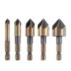 KEWAYO Countersink Drill Bit Set for Metal, Countersink 82°, Countersink