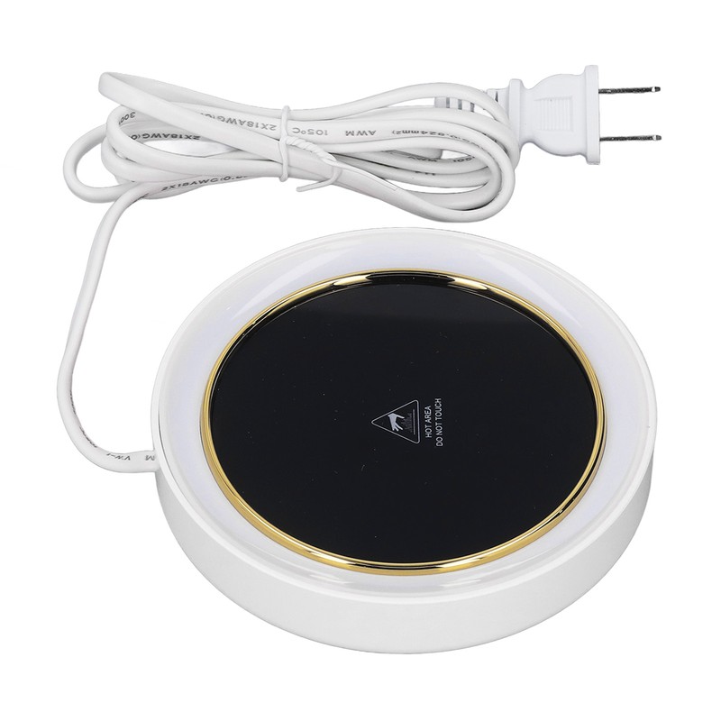 Electric Cup Warmer Constant Temperature 2 Modes LED Light Desk