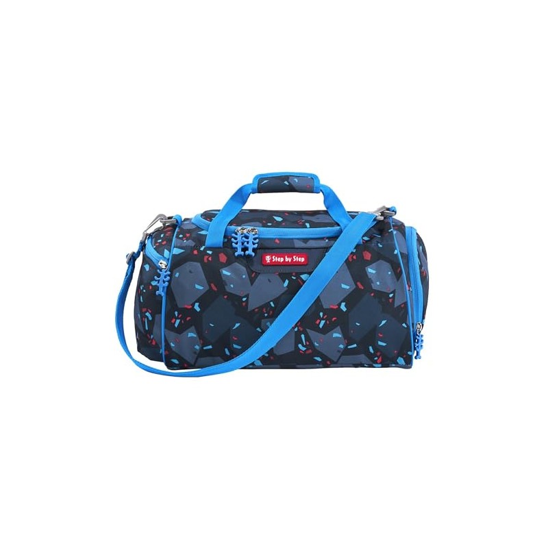 Step by Step Tractor Freddy Blue Sports Bag with Wet