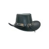 Black Jungle Reedley Leather Hat, Classic Western Hat, Cowboy Hat,