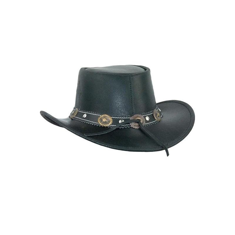 Black Jungle Reedley Leather Hat, Classic Western Hat, Cowboy Hat,