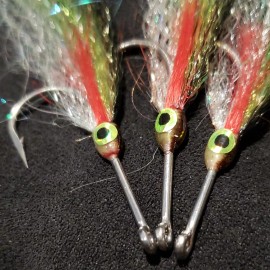 FRONTIER FLY COMPANY SALTWATER FLY FISHING FLIES TARPON MINNOW # 3/0 GREEN FRONTIER FLY COMPANY