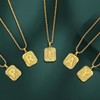 ASUWISH Gold Initial Necklaces for Men and Women, 18K Gold