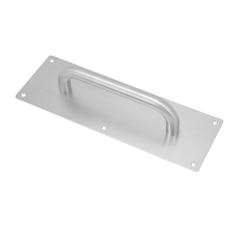 Pull Push Door Plate Handle with Screws 304 Stainless Steel