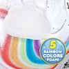 INKEE Foamy Cloud - Regenbogen Badebombe Kinder, Badekugel Kinder Schaumbad,