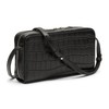 407-Crossbody XS -LOU NEW CROCO-black