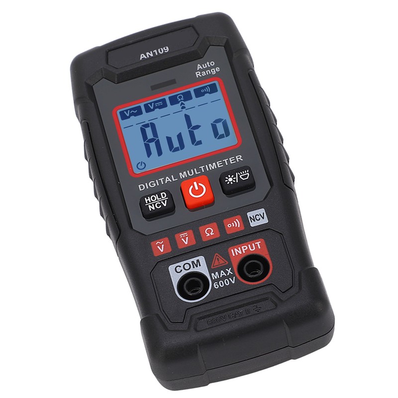 Digital Multimeter 4000 Counts Auto Ranging Voltage Tester NCV Resistance