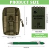 HAOWANWW 5 Pcs Waterproof Notepad Pen Set Waterproof Notebook Mini