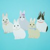 Greeting Life Animal Die Cut Memo Rabbit ETN-190