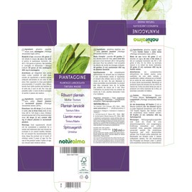 Ribwort or Lung Leaf (Plantago Lanceolata) Leaves Alcohol-Free Original Tincture Natural Alma Liquid Extract Drops 120 ml Dietary Supplement Vegan