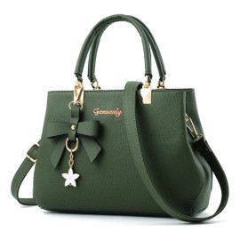 Exquisito Bolso Cruzado De Moda De Gran Capacidad Para Mujer Color Verde