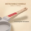Bobikuke Fried Egg Pan with Removable Handle, Pancake Pan Induction