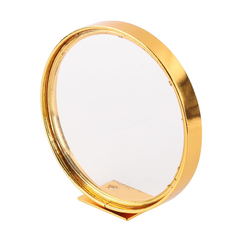 Laroal Small Floating Shelf With Gold Frame Wall Mounted Round