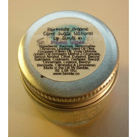 Bimble Organic Raw Cane Sugar Natural Lip Scrub 25g - Parma Violet Flavour
