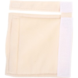 HOMSFOU Protector Cubierta del Pomo de Puerta para Interiores y Exteriores, Funda de Tela Beige Fácil de Operar que Previene Golpes y Dolor en Adultos y Niños