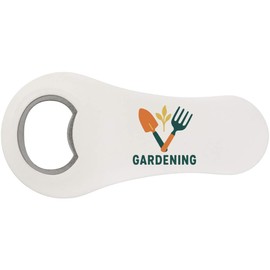 Azeeda 'Gardening Tools Design' Bottle Opener Fridge Magnet (BO00095083)